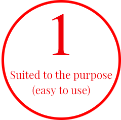 Suited to the purpose (easy to use)